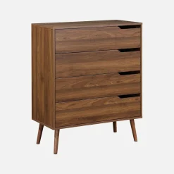 Ladekast met 4 lades houtdecor 80cm