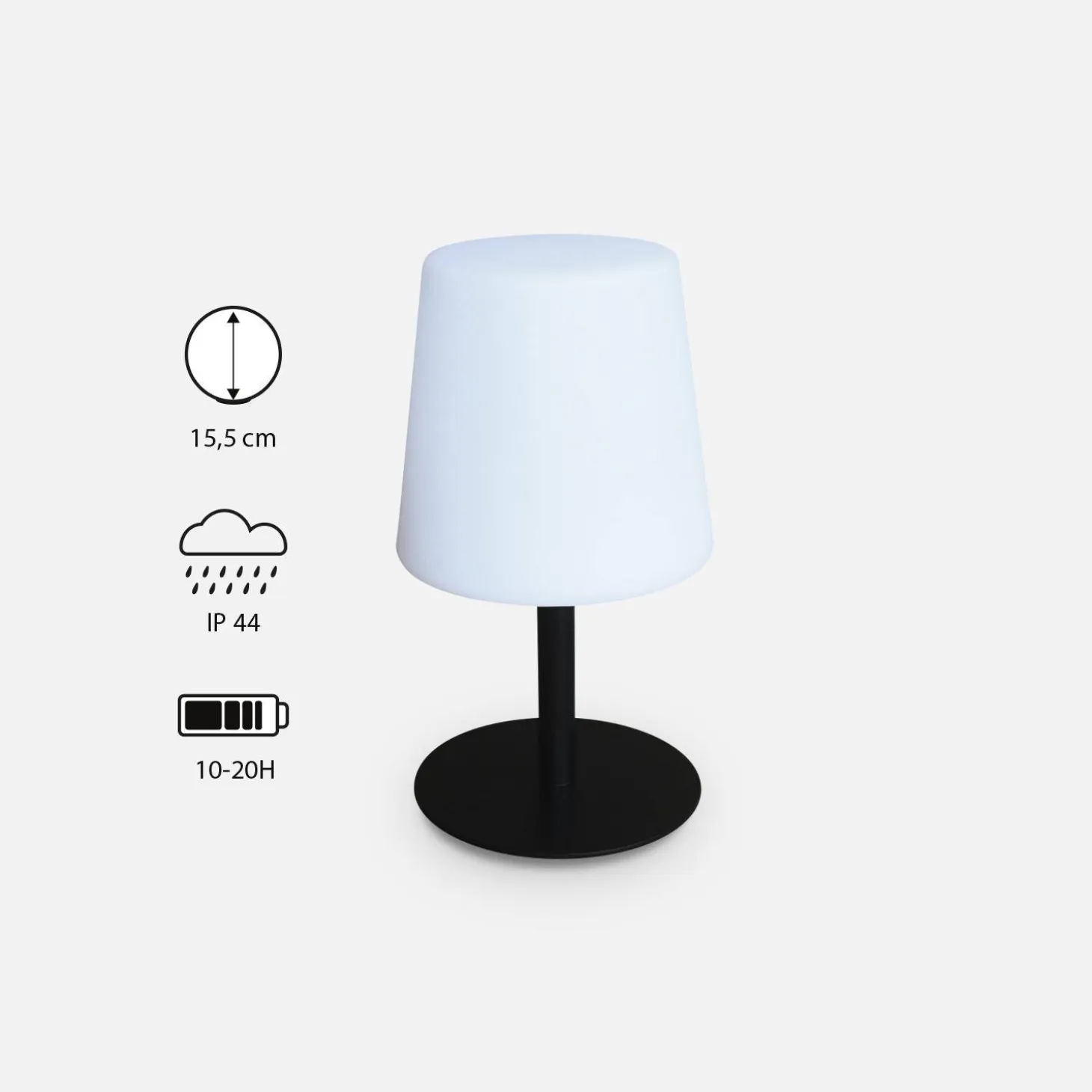 LED tafellamp 28cm - Lampada S Color