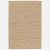 Licht jute-effect tapijt voor binnen en buiten