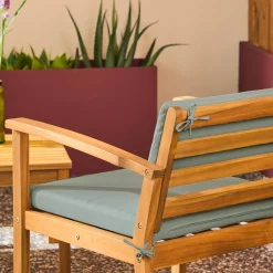 Loungeset acaciahout voor 4 personen