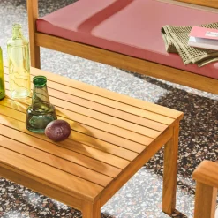 Loungeset acaciahout voor 4 personen