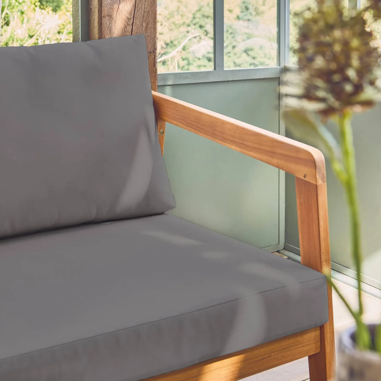 Loungeset 5 persoons acaciahout