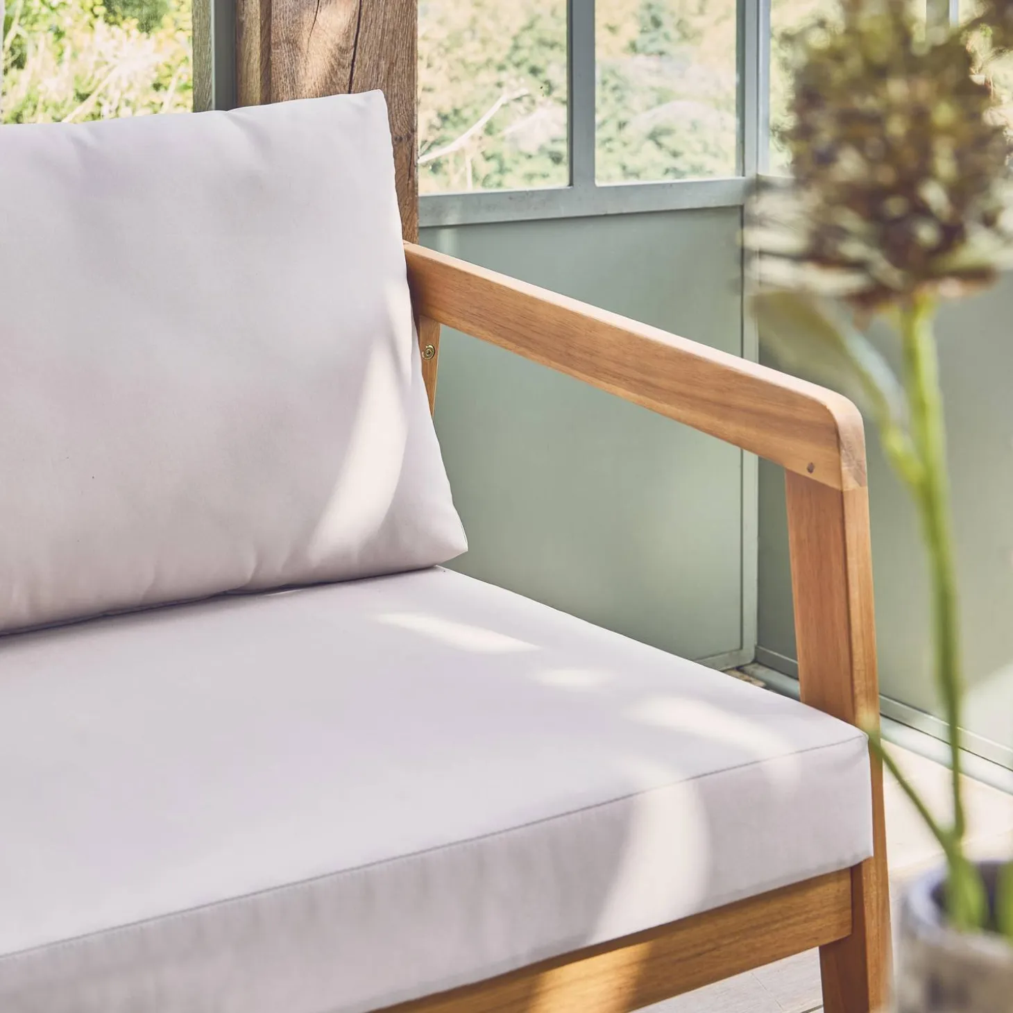 Loungeset 5 persoons acaciahout