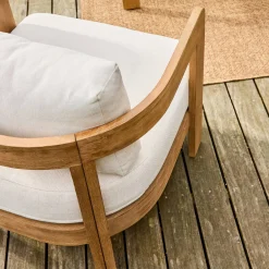 Loungeset voor 4 personen van acaciahout