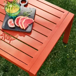 Loungeset 4 zitplaatsen aluminium