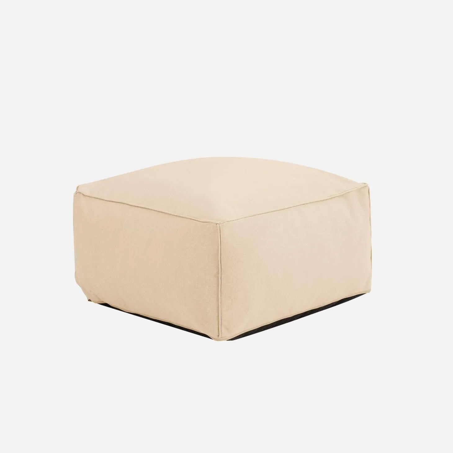 3 loungestoelen en poef voor buiten olefine