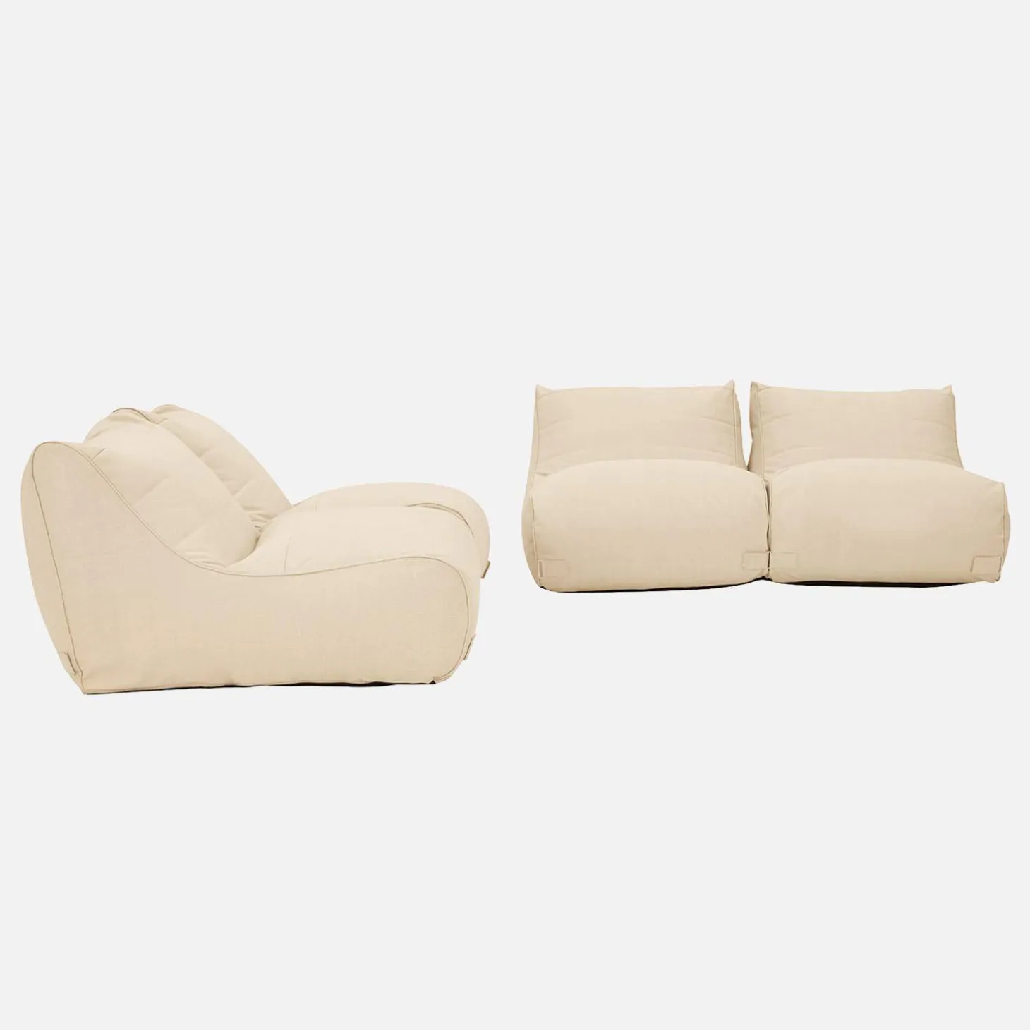 Loungestoelen voor buiten olefine (set van 4)