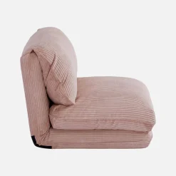 Loungestoel met slaapfunctie corduroy fauteuil