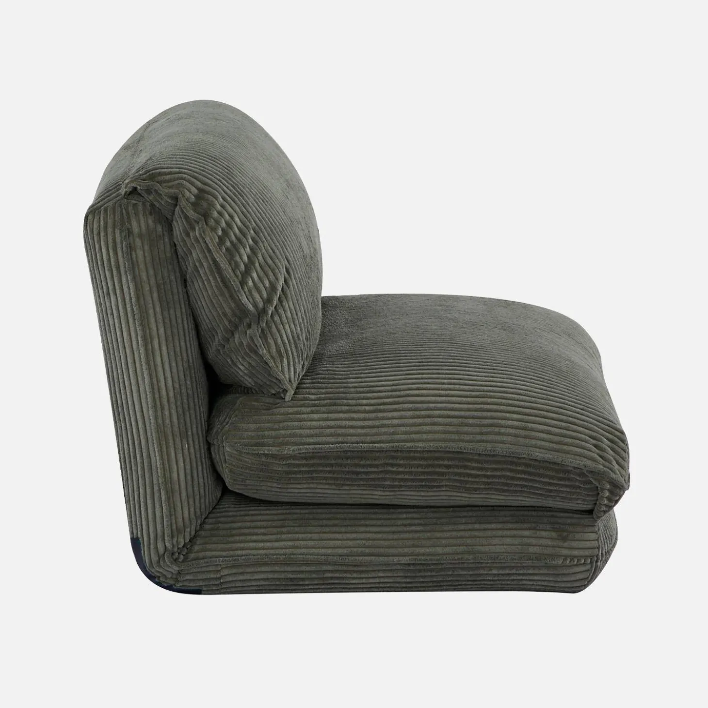 Loungestoel met slaapfunctie corduroy fauteuil