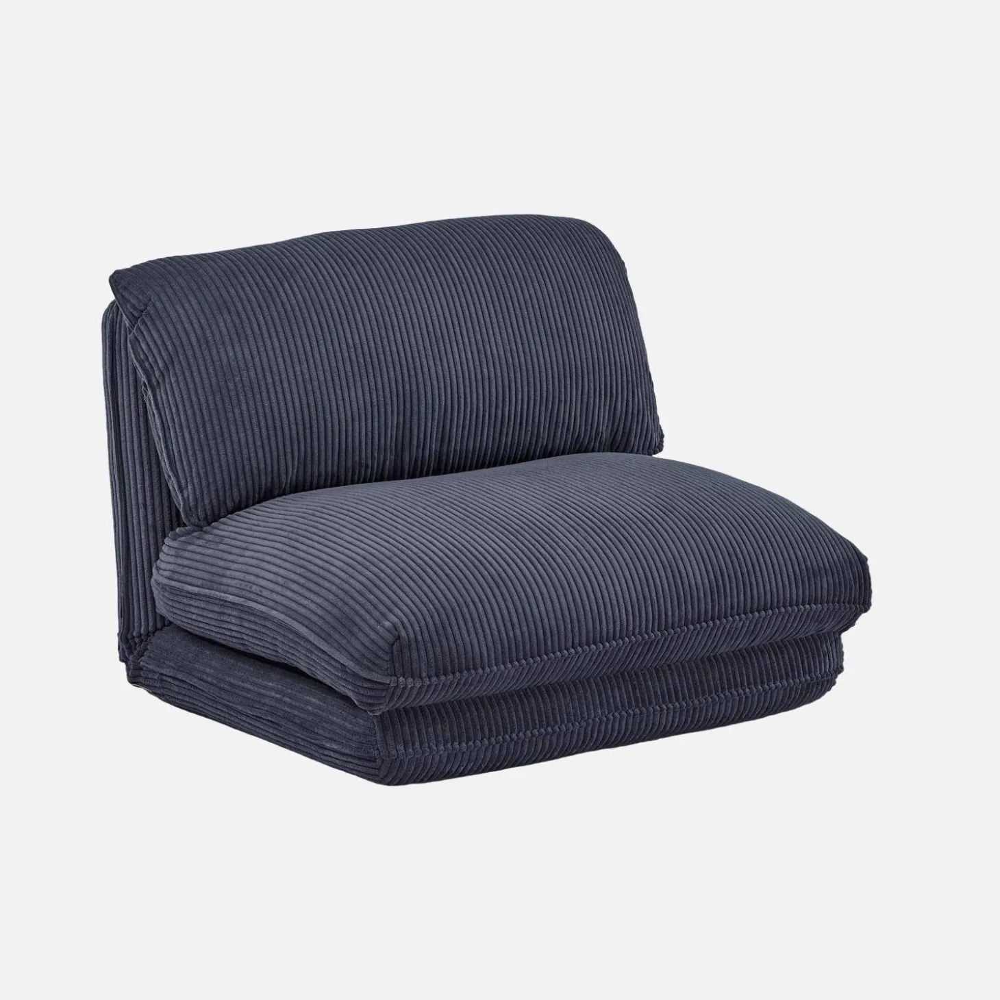 Loungestoel met slaapfunctie corduroy fauteuil