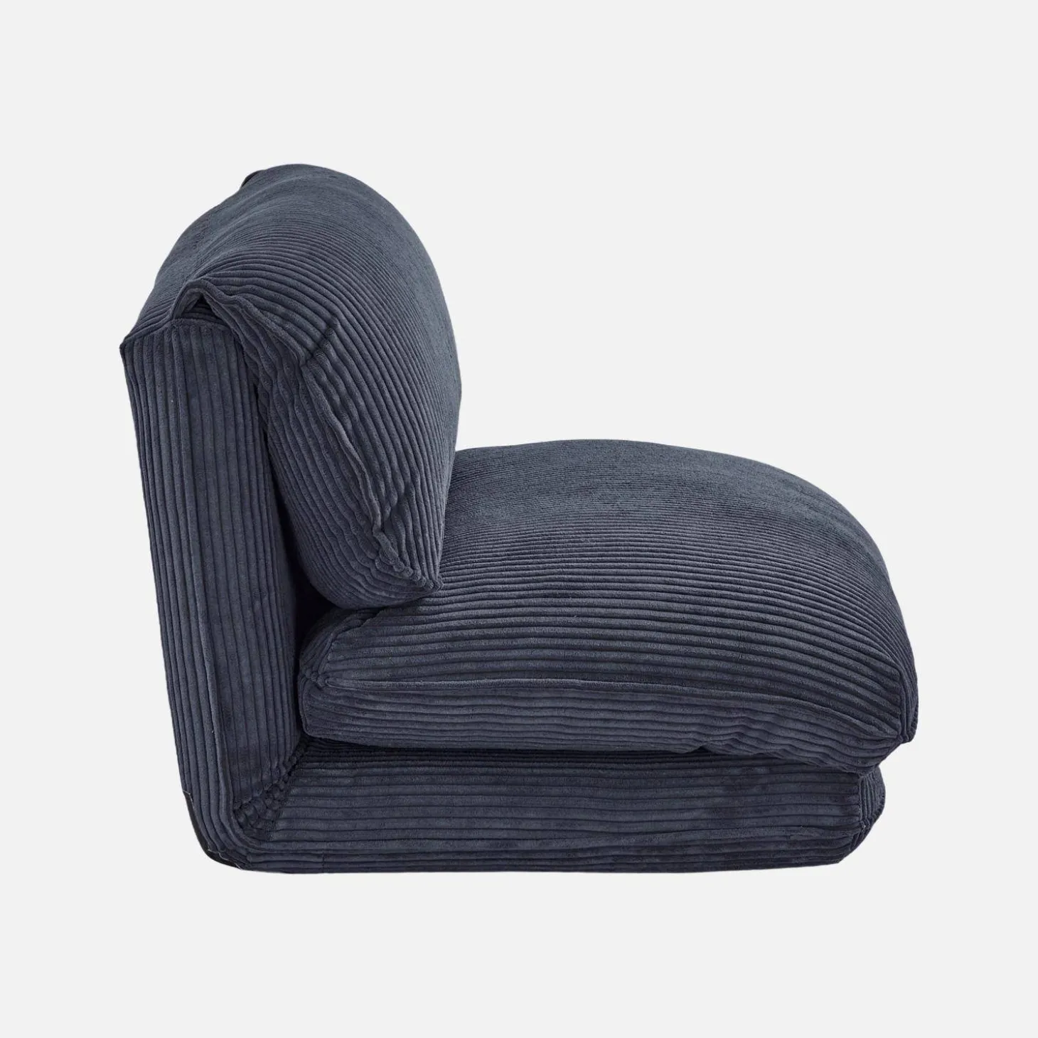 Loungestoel met slaapfunctie corduroy fauteuil