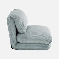 Loungestoel met slaapfunctie corduroy fauteuil