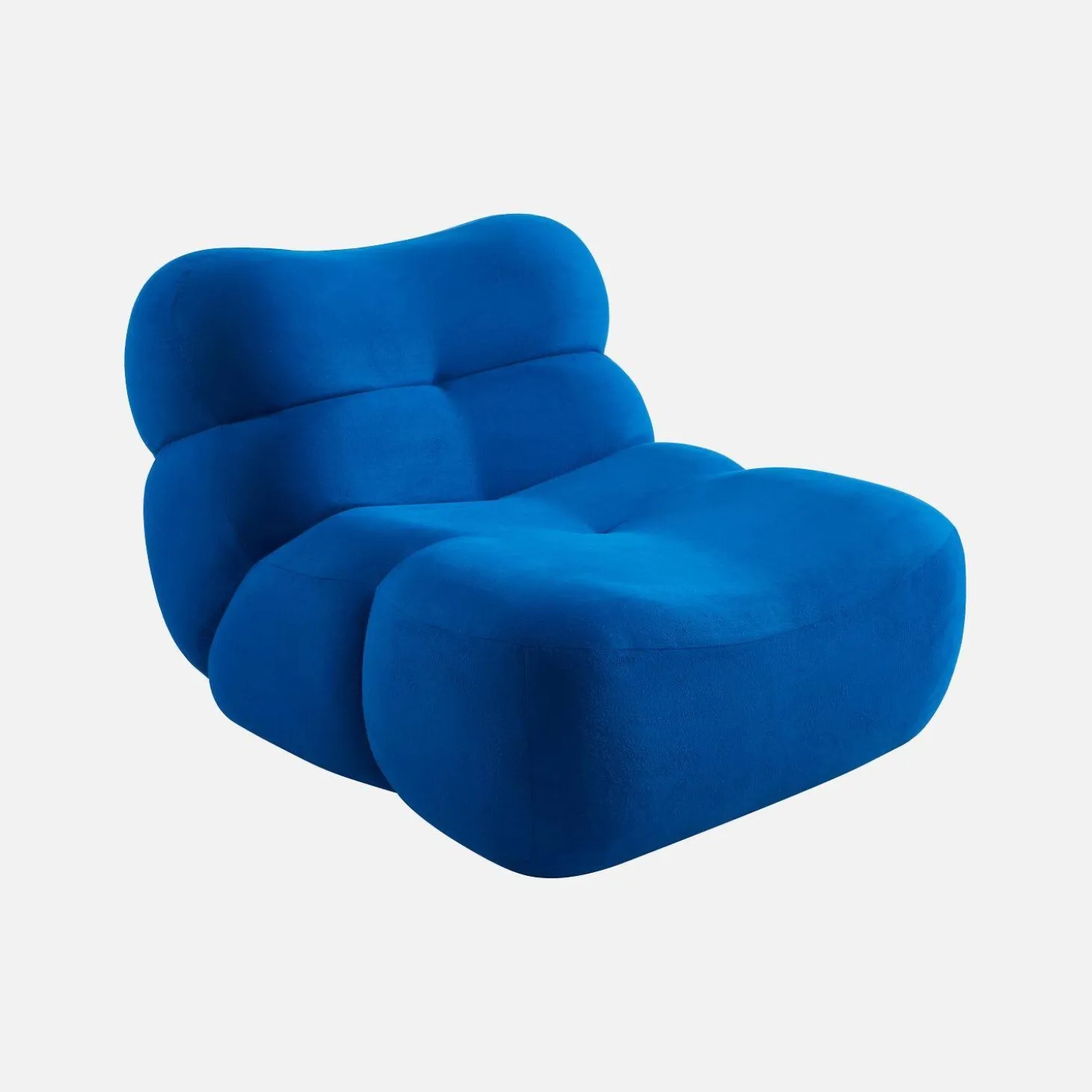 Loungestoel, 1-zits fauteuil van stof