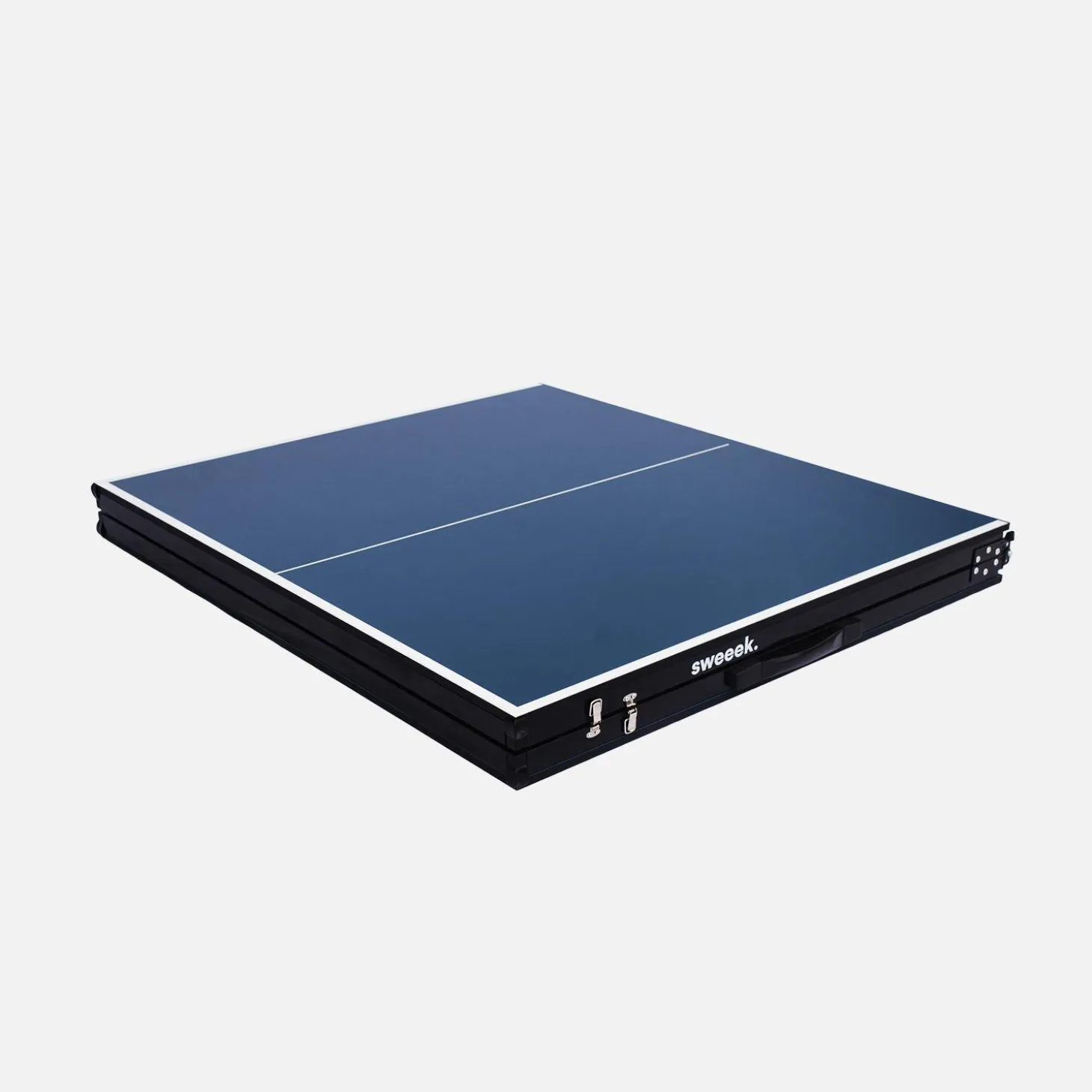 Medium outdoor tafeltennistafel met 2 rackets en 3 ballen