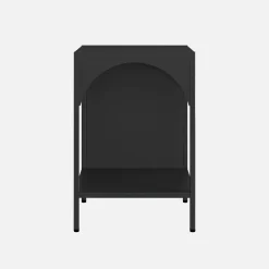 Metalen nachtkastje, industriële bijzettafel