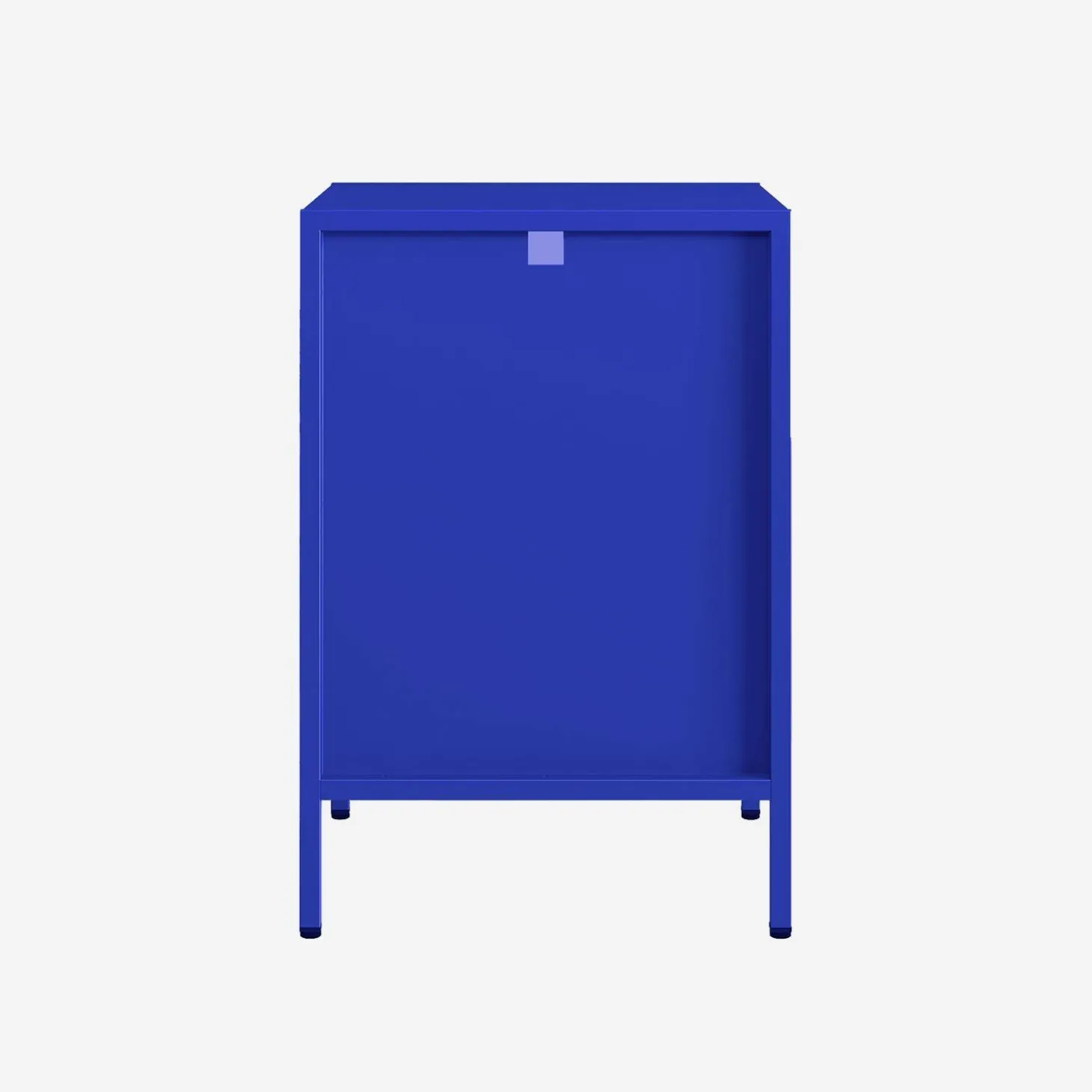 Metalen nachtkastje, industriële bijzettafel