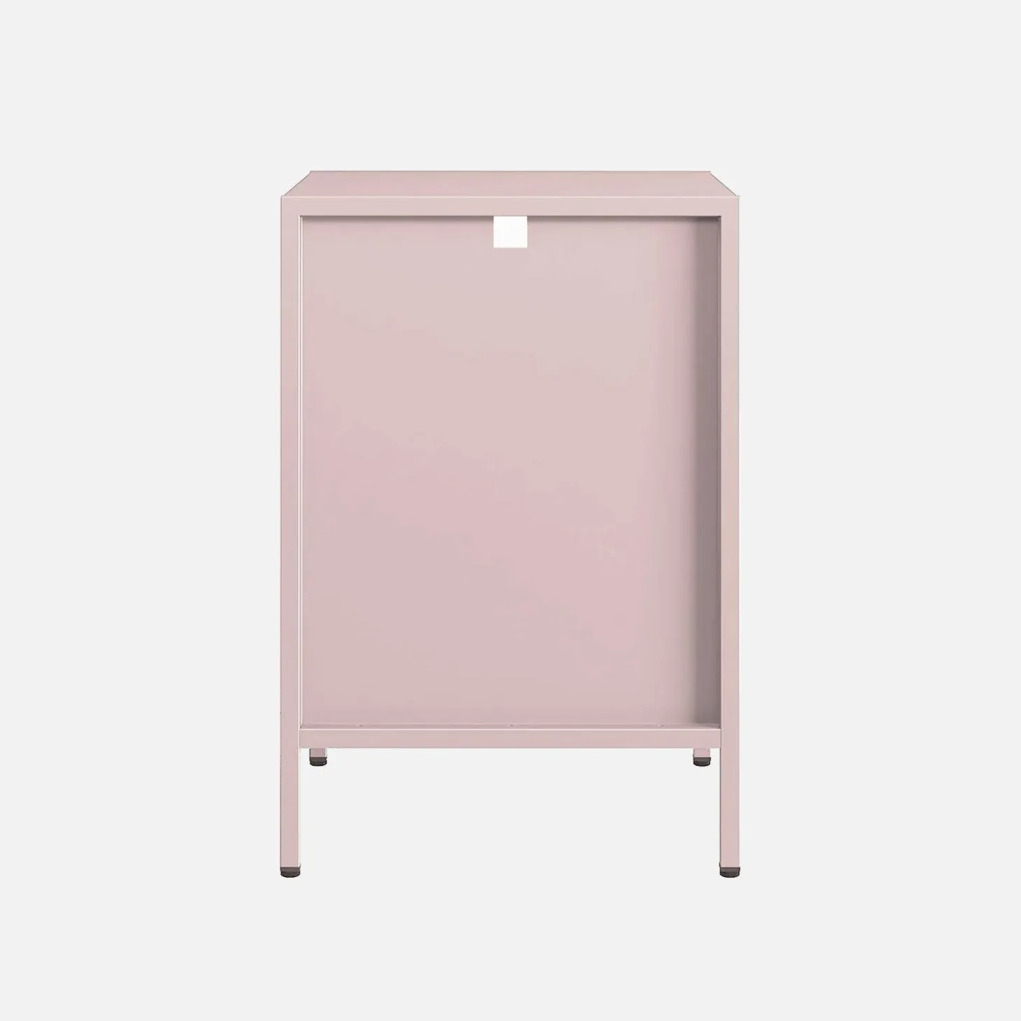 Metalen nachtkastje, industriële bijzettafel