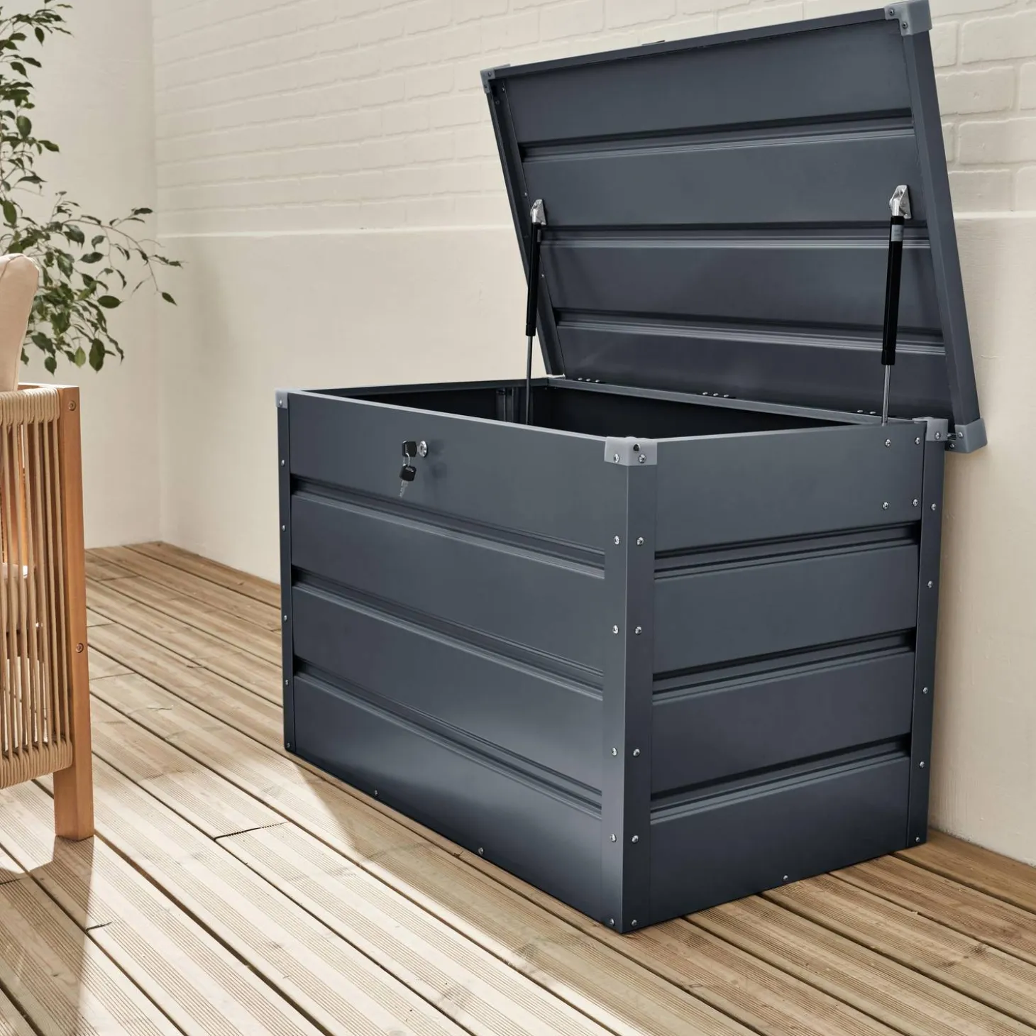 Metalen tuin opbergbox 285L