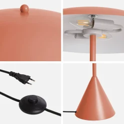 Metalen vloerlamp voor binnen Ø50cm