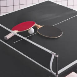 Mini opvouwbare binnen tafeltennistafel, met 2 rackets en 3 balletjes