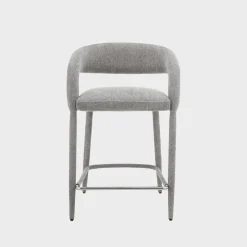 Moderne barkruk van stof (set van 2)