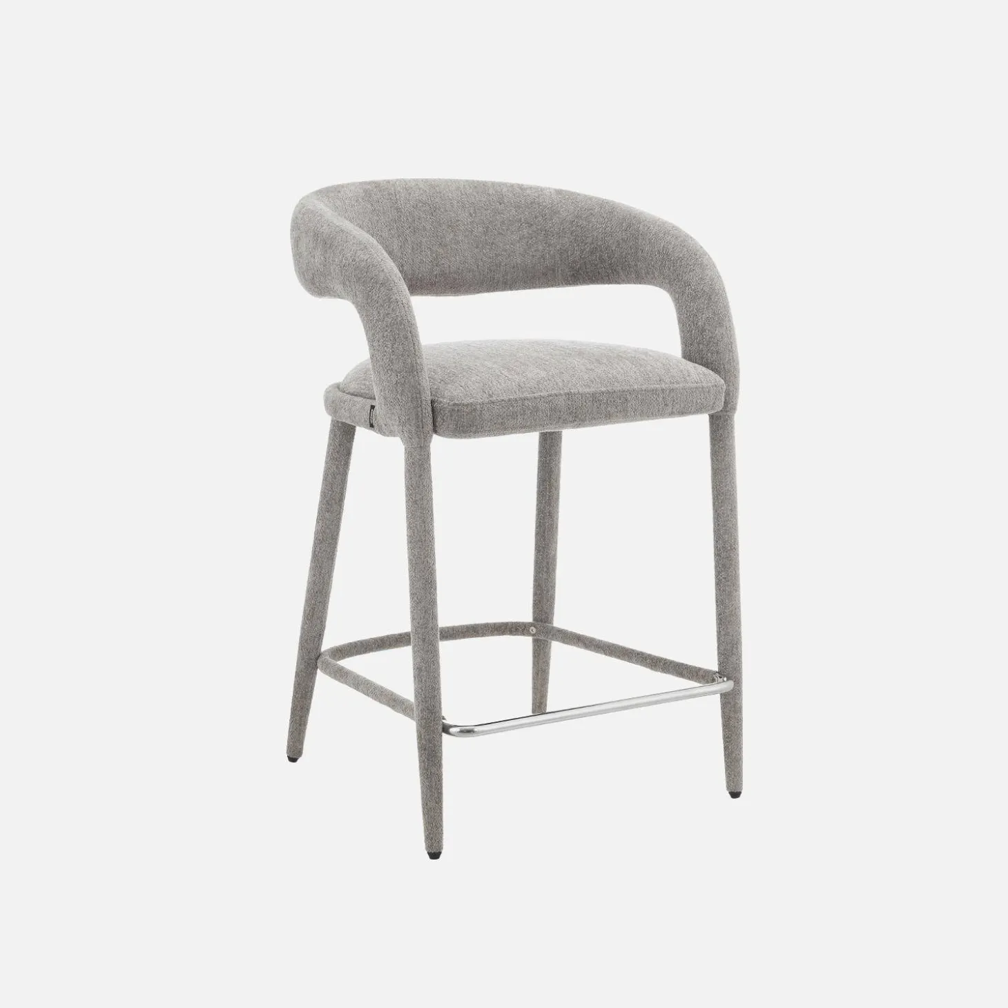 Moderne barkruk van stof (set van 2)