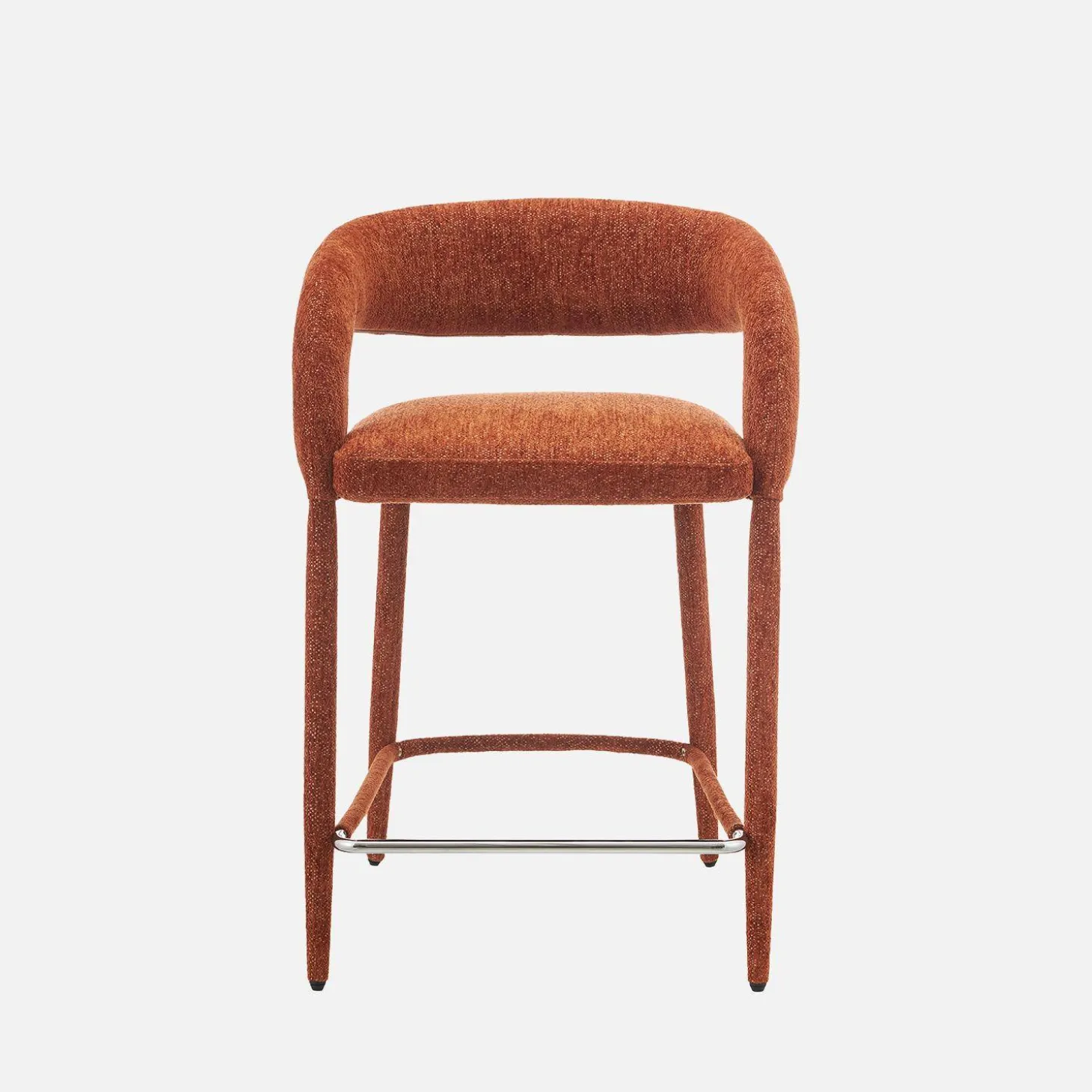 Moderne barkruk van stof (set van 2)