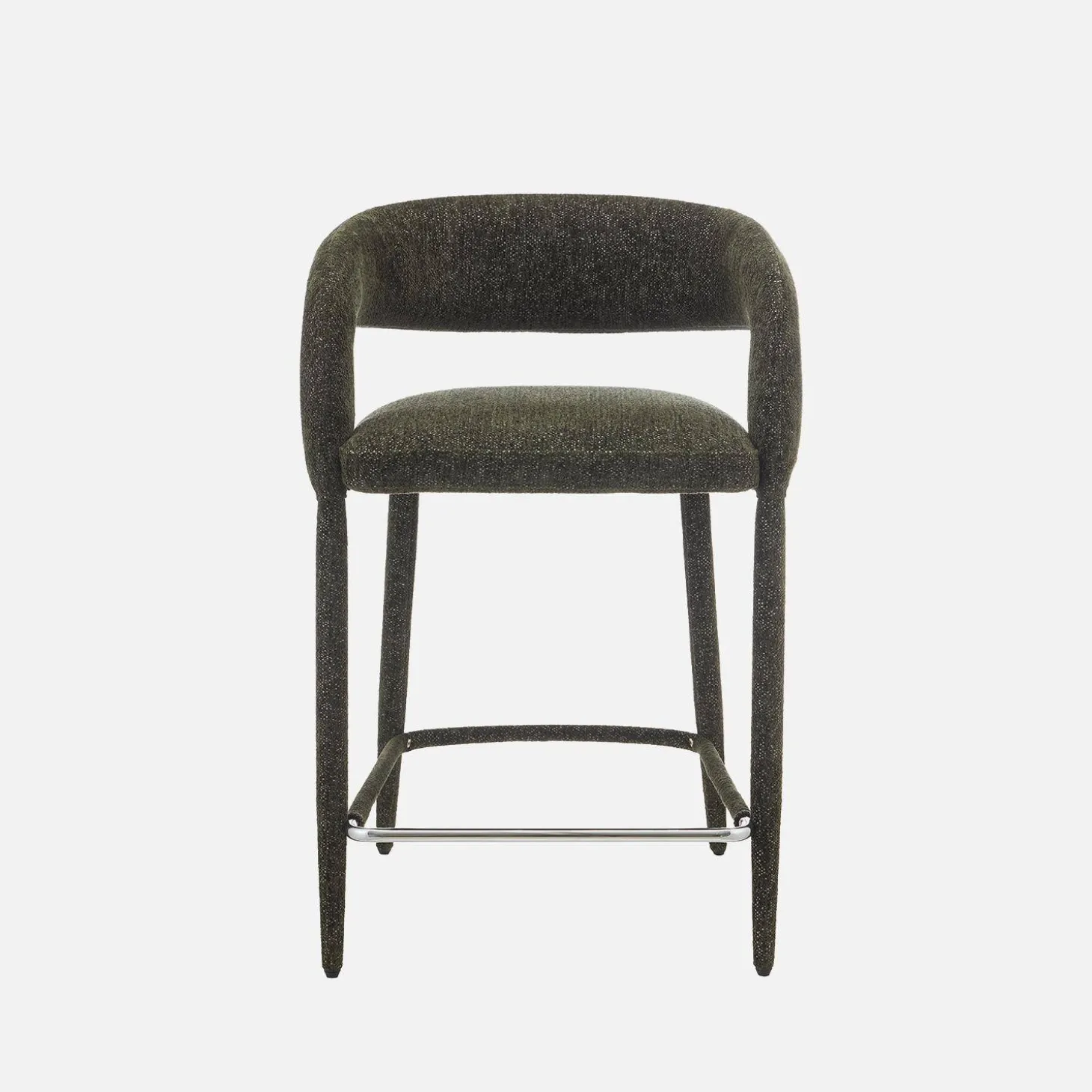 Moderne barkruk van stof (set van 2)