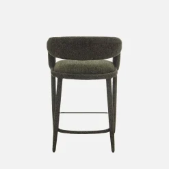 Moderne barkruk van stof (set van 2)