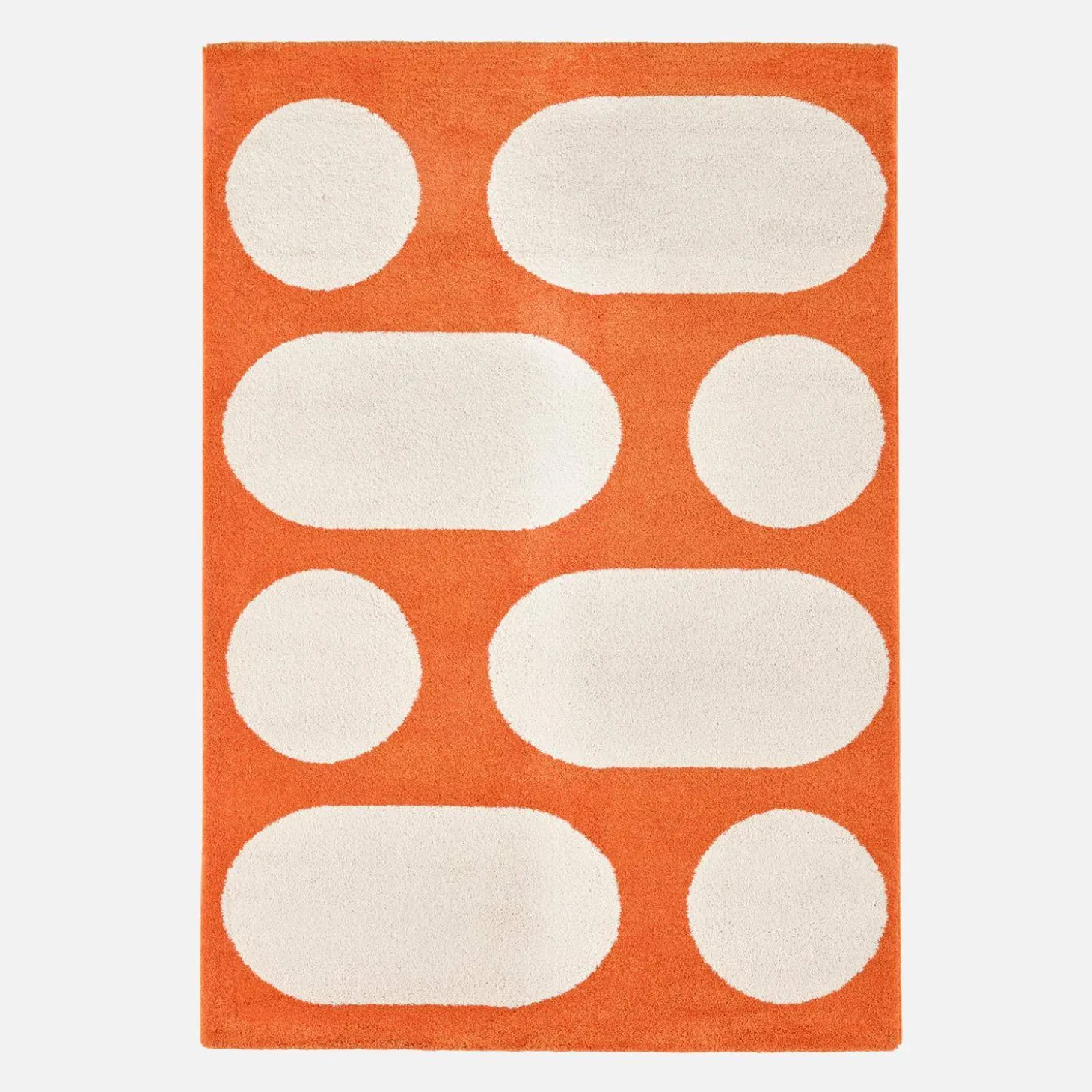 Modern interieurtapijt, oranje