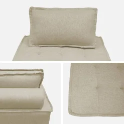 Modulaire fauteuils in stof (Set van 3)