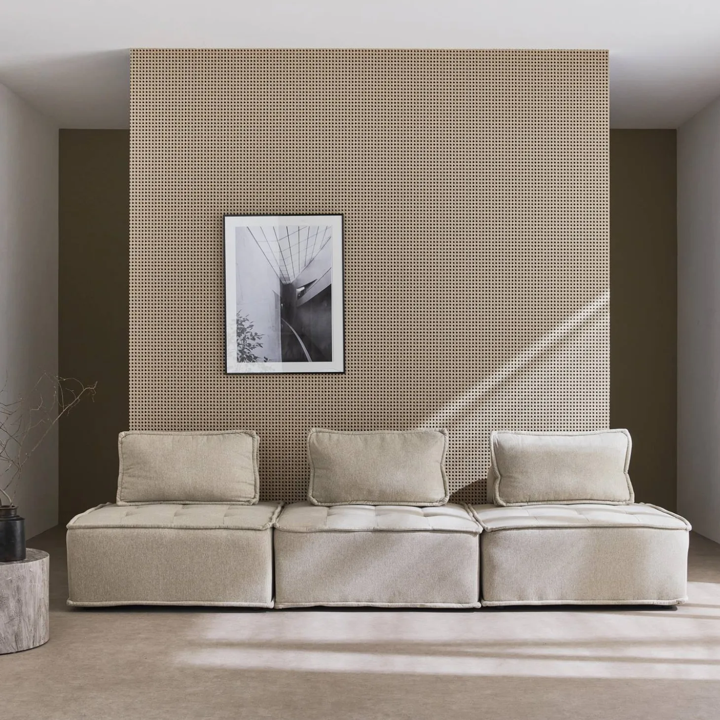 Modulaire fauteuils in stof (Set van 3)