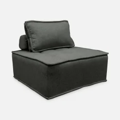 Modulaire fauteuils in stof (Set van 3)