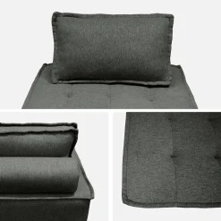Modulaire fauteuils in stof (Set van 3)