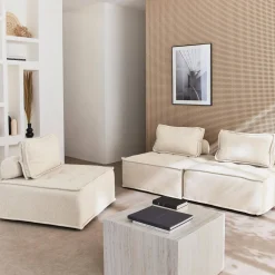 Modulaire fauteuils in stof (Set van 3)