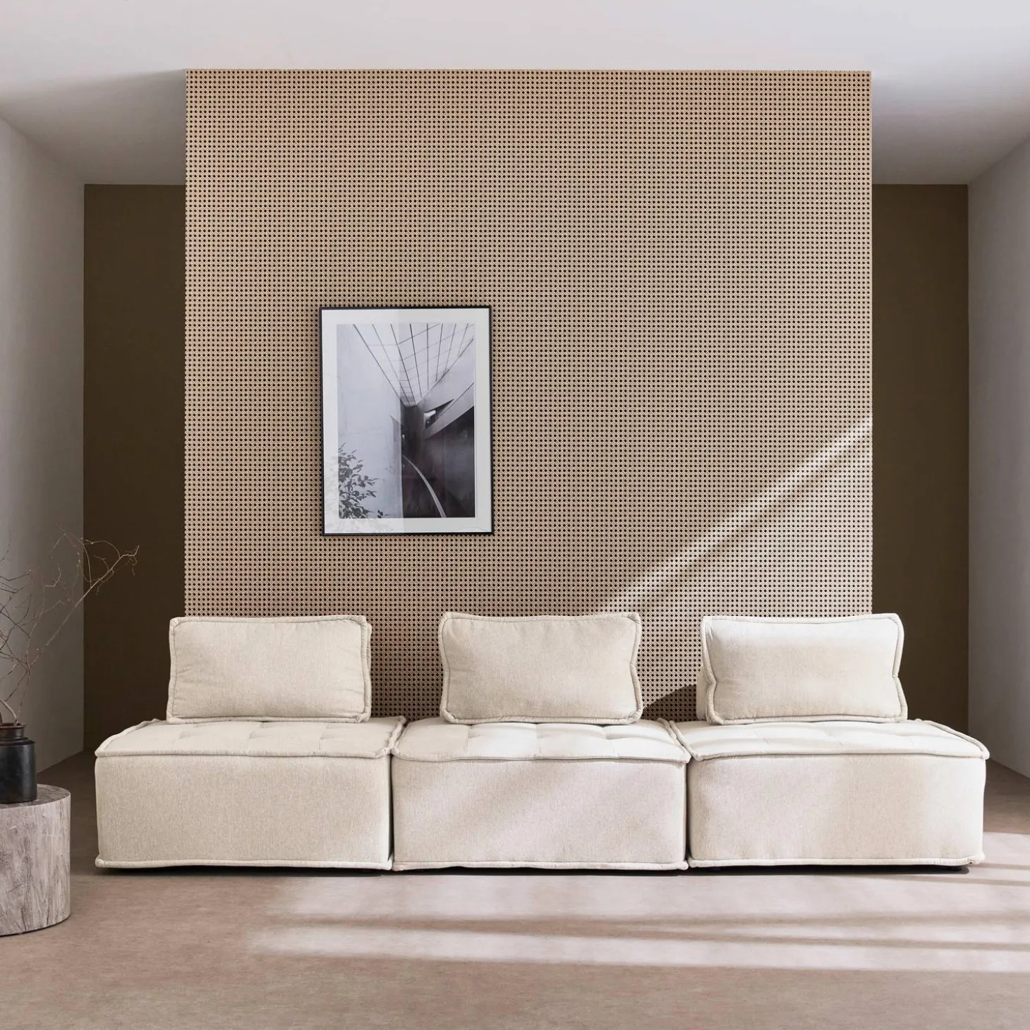 Modulaire fauteuils in stof (Set van 3)