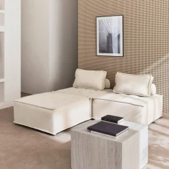 Modulaire fauteuils in stof (Set van 3)