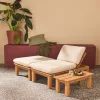 Modulaire loungeset 1-2 plaatsen meerdere posities en tafeltje