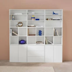 Modulaire opbergmodule houtdecor 9 modules - 4 deuren 3 lades