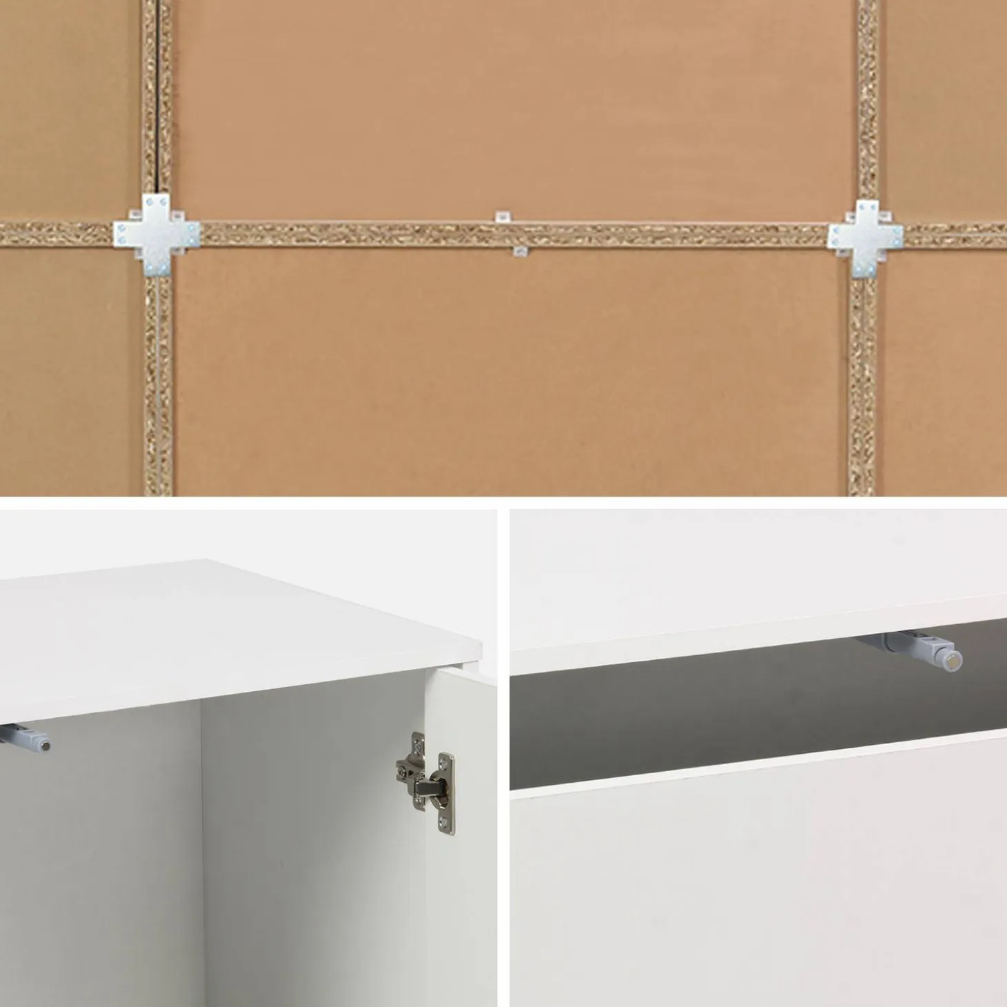 Modulaire opbergmodule houtdecor 9 modules - 4 deuren 3 lades