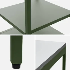 Module buitenkeuken 2 planken staal L49cm