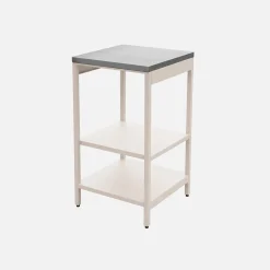 Module buitenkeuken 2 planken staal L49cm