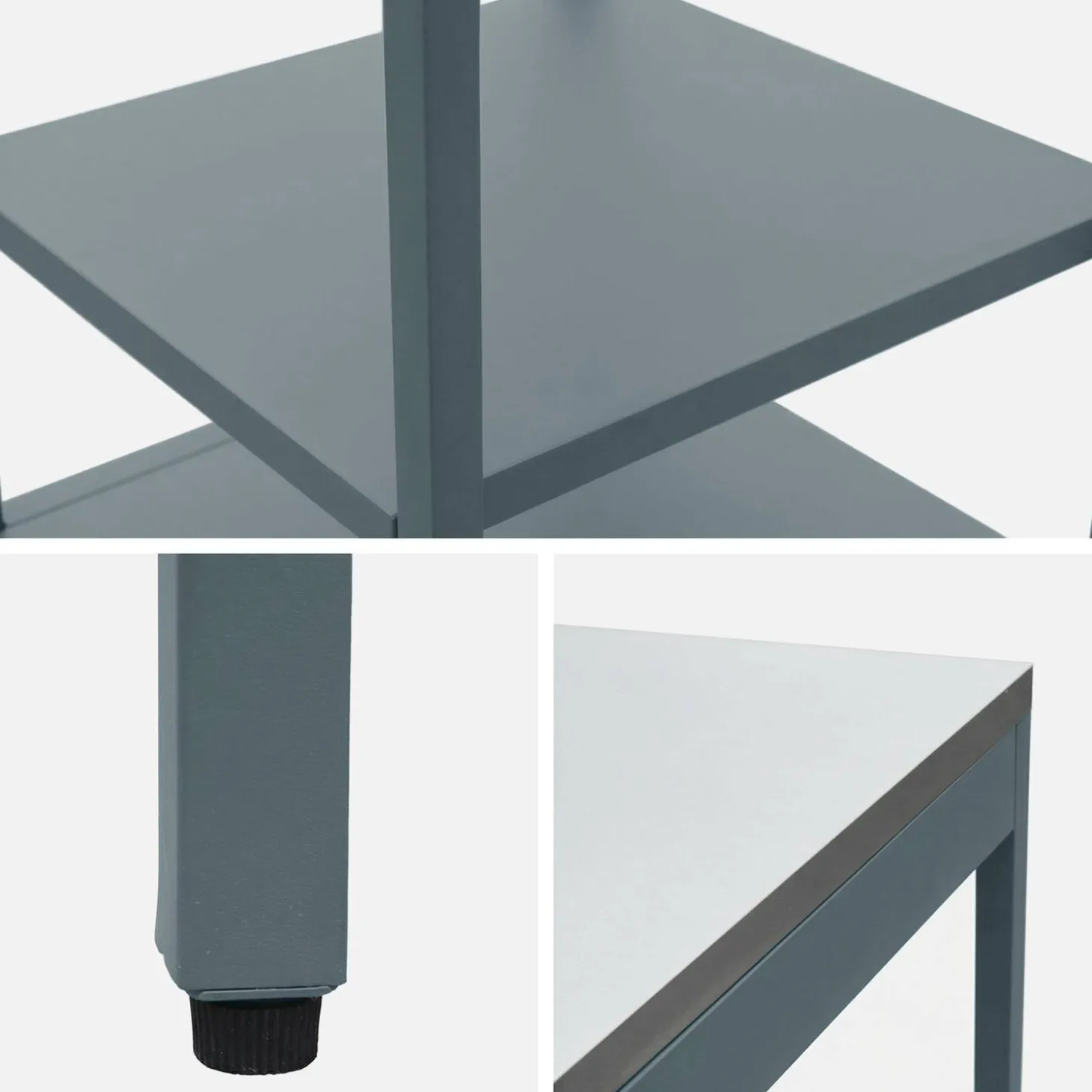Module buitenkeuken 2 planken staal L49cm