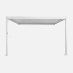 Muurpergola met lamellendak 4x3m verstelbare lamellen