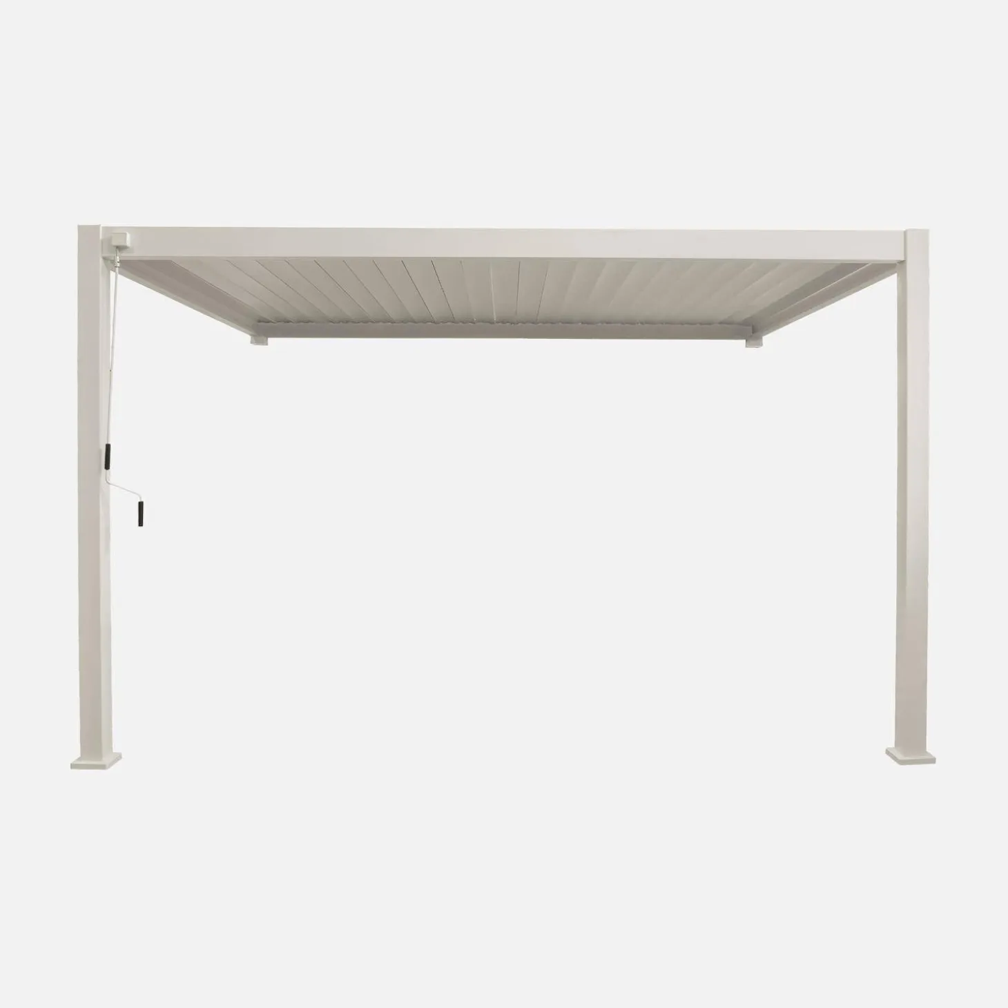 Muurpergola met lamellendak 4x3m verstelbare lamellen