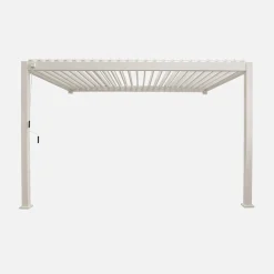 Muurpergola met lamellendak 4x3m verstelbare lamellen