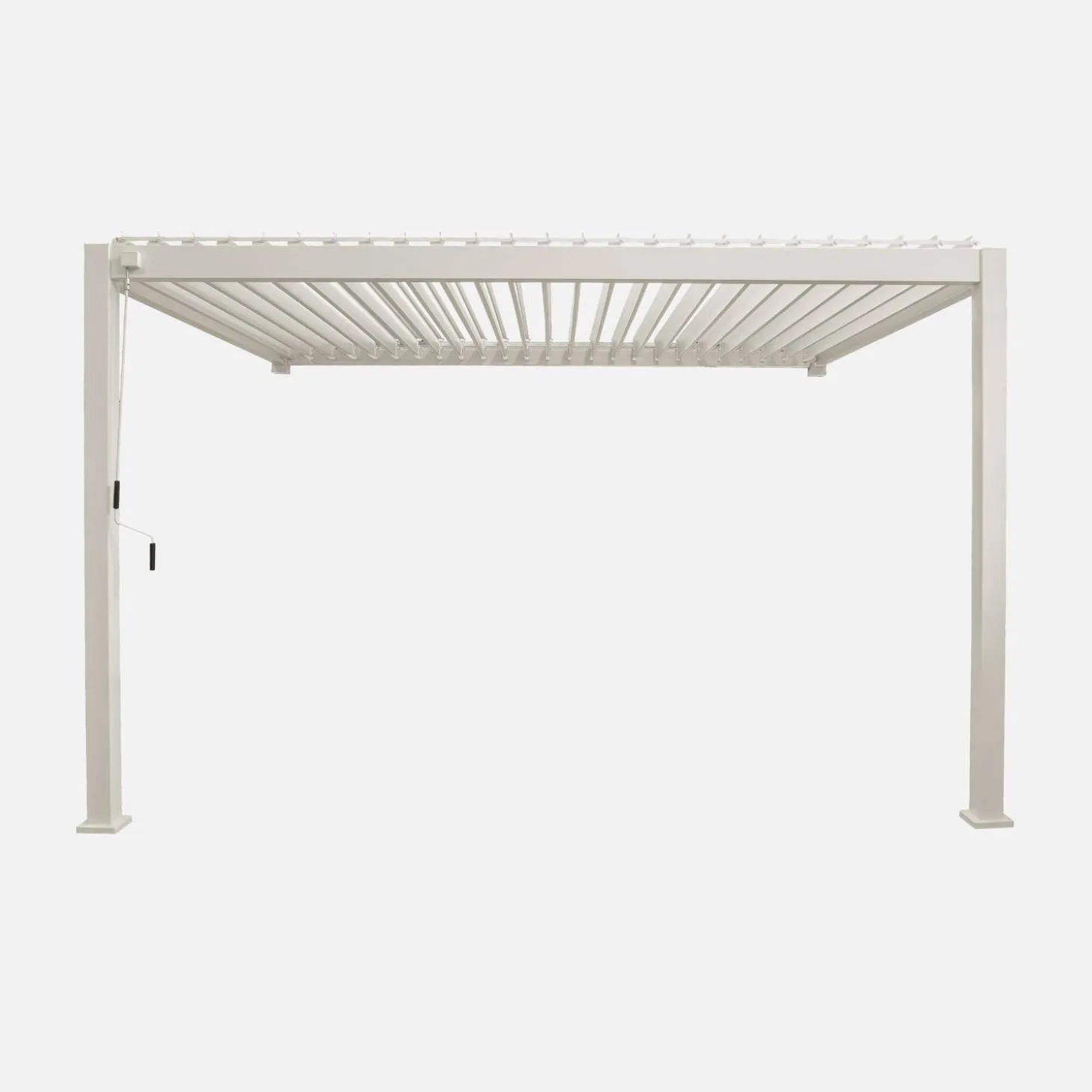 Muurpergola met lamellendak 4x3m verstelbare lamellen
