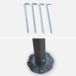 Muurpergola 3x2.5m