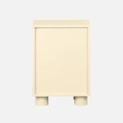 Nachtkastjes houtdecor 1 omkeerbare deur (set van 2)