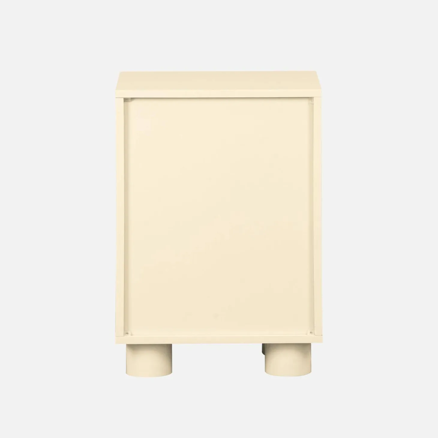 Nachtkastjes houtdecor 1 omkeerbare deur (set van 2)